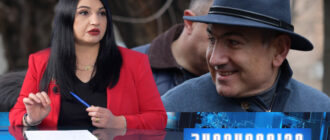 **Alt text:** Депутат Лилит Степанян во время интервью о событиях 1 марта и политической оценке
